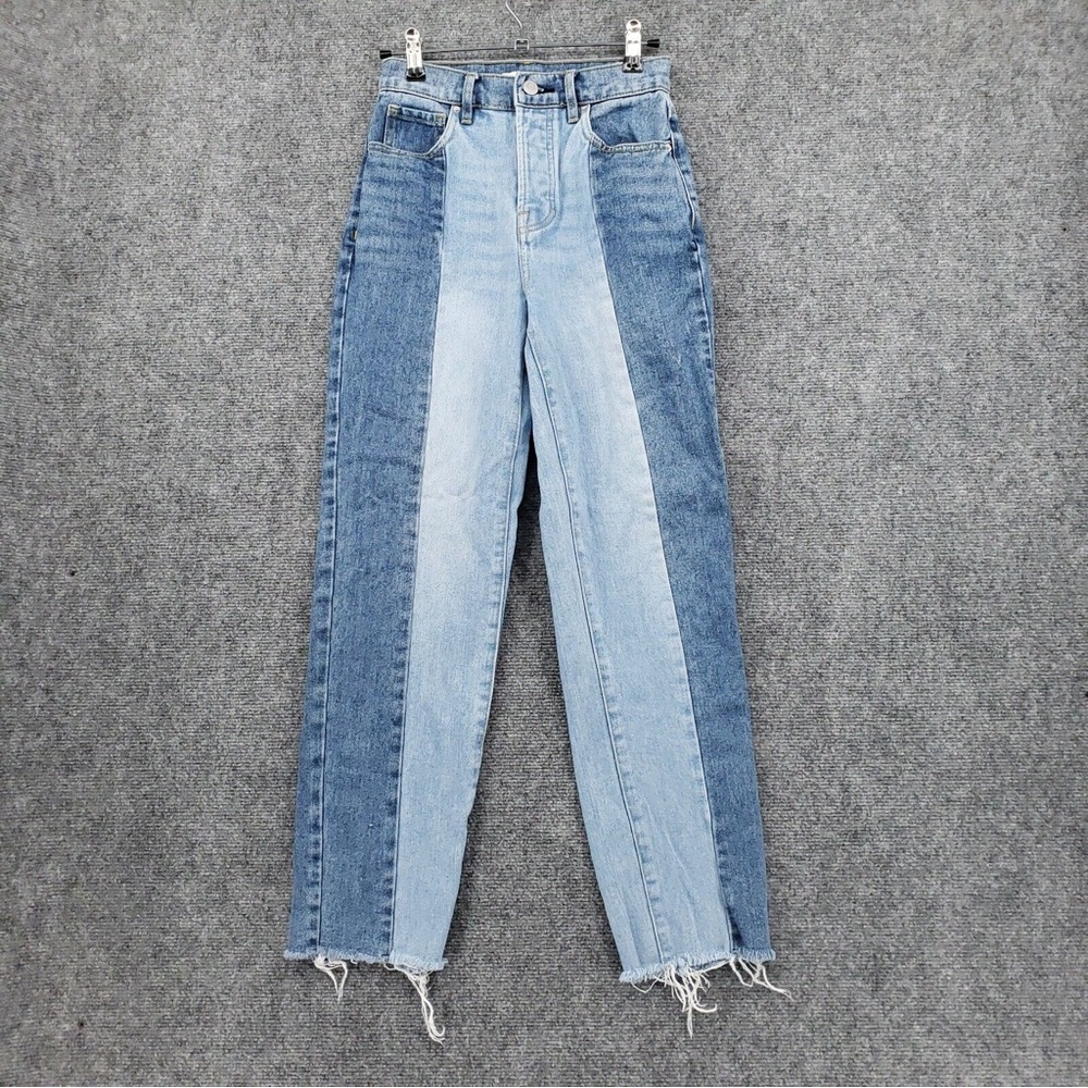 Pacsun two-toned high-rise straight jeans